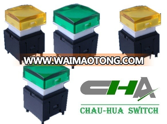 Hot selling LED push button switch /LED HD video wall processor push button switch/Silent button switchC3032/35/37